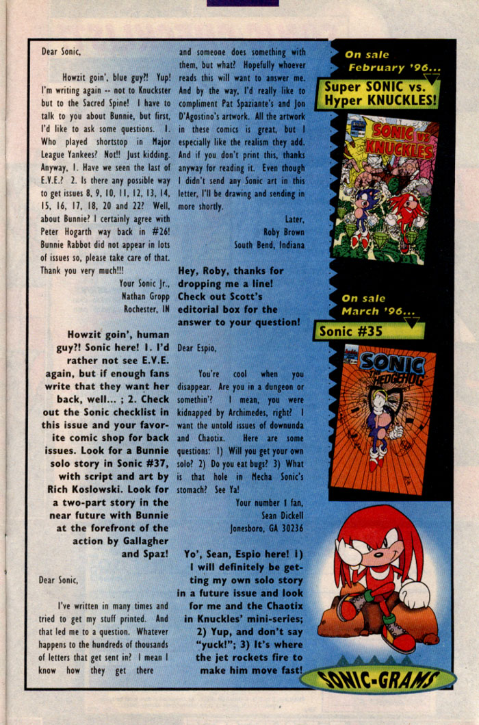 Sonic - Archie Adventure Series May 1996 Page 27